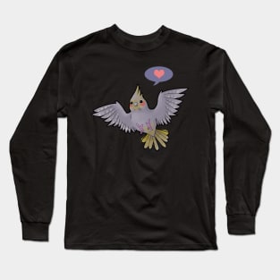 Female Cockatiel Love Long Sleeve T-Shirt